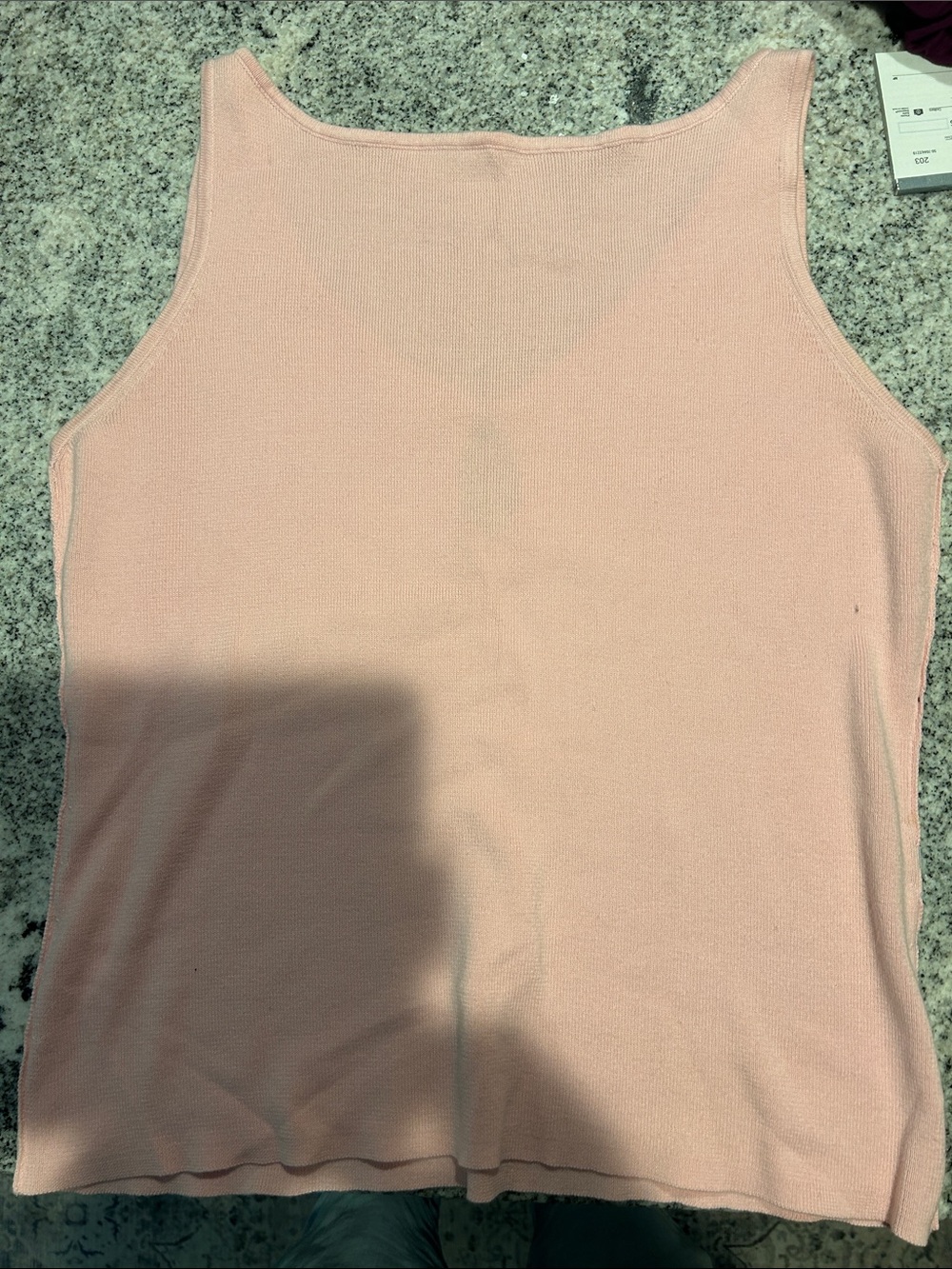 LOFT Blush Pink Sleeveless Knit Tank